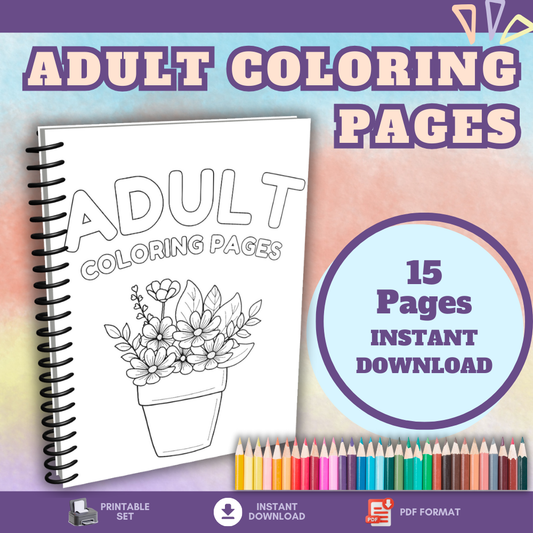 Relax & Unwind with Adult Coloring Pages