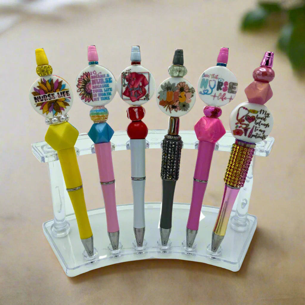 Handmade Beaded Pens – Nurses & Healthcare Workers Collection