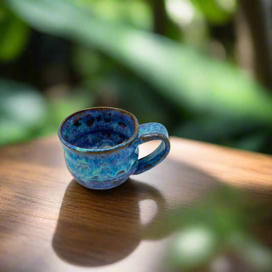 Light Purple Blue Melt Texture Mug