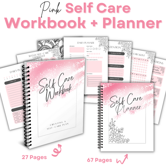 Self-Care Planner & Workbook Bundle