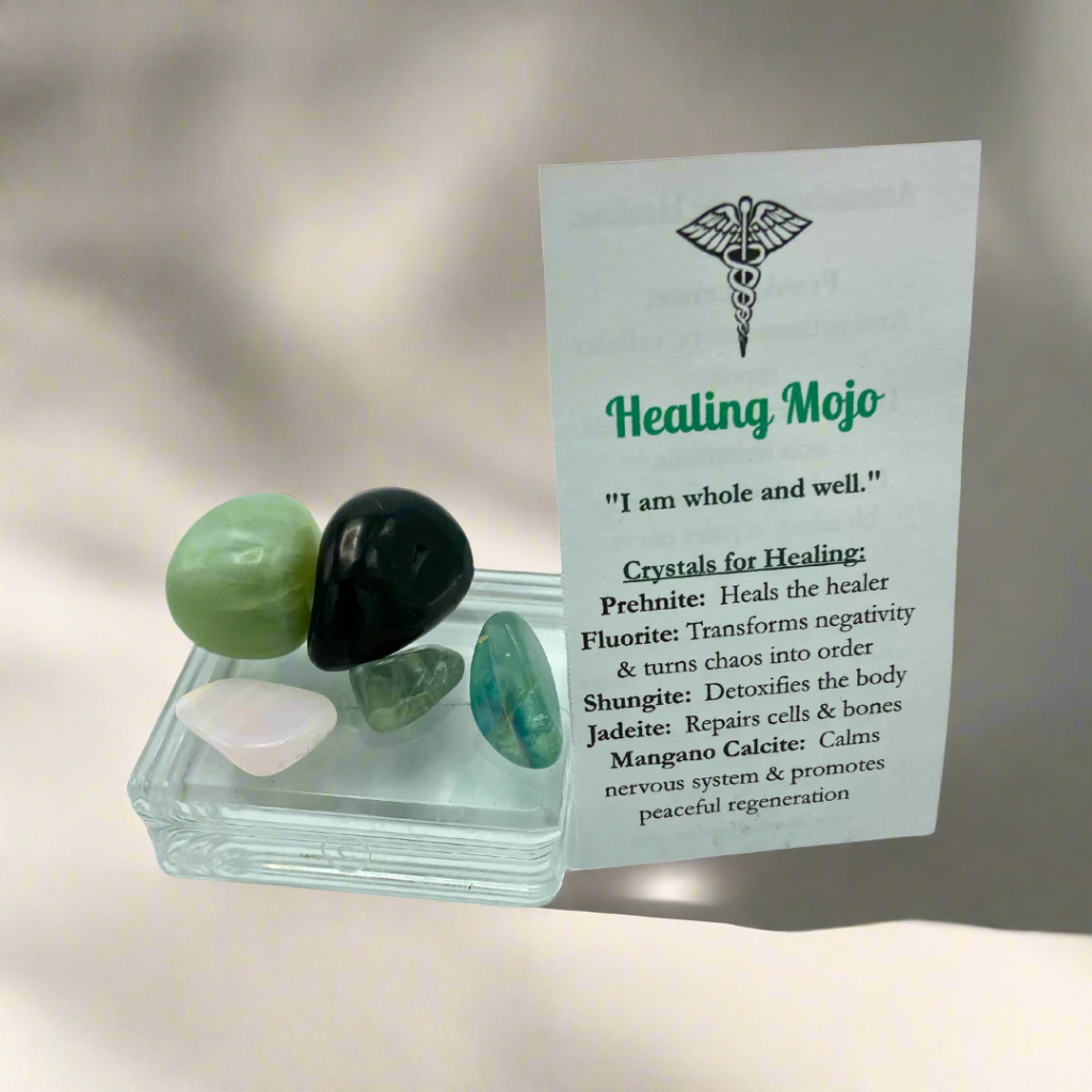 Healing Crystal Mojo Bag