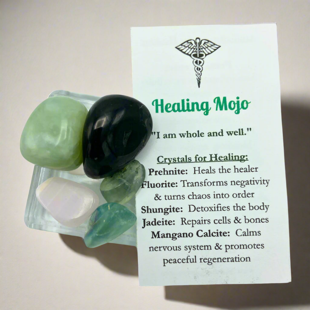 Healing Crystal Mojo Bag