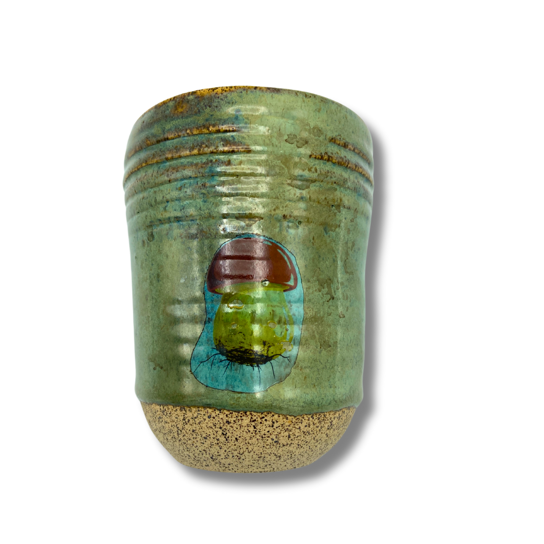 Green Mushroom Tumbler