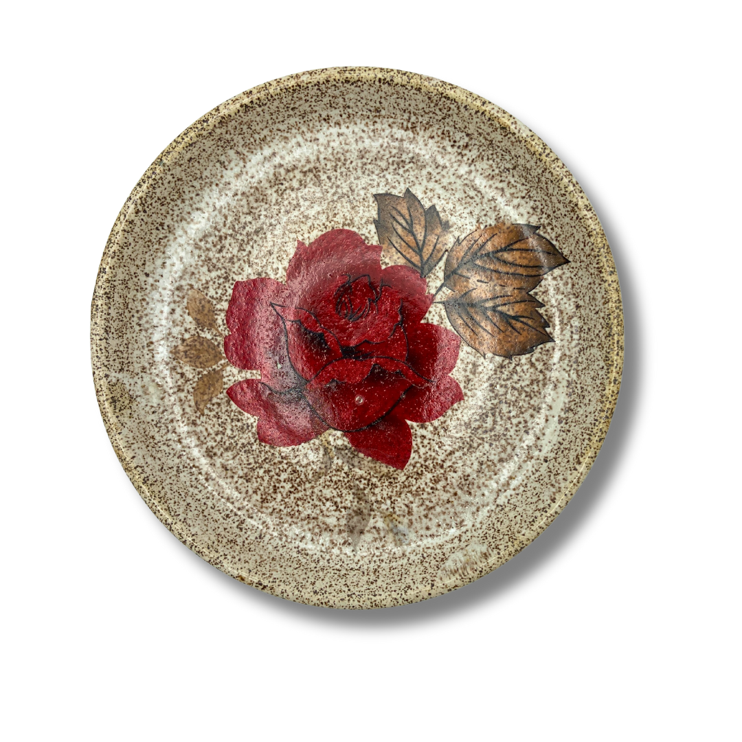 Red Rose Plate