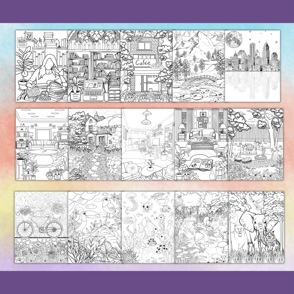 Relax & Unwind with Adult Coloring Pages