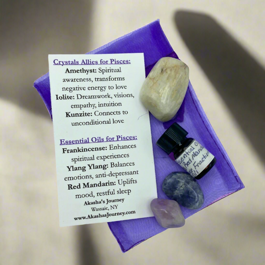 Pisces Zodiac Crystal Pack  - February 19th - March 20