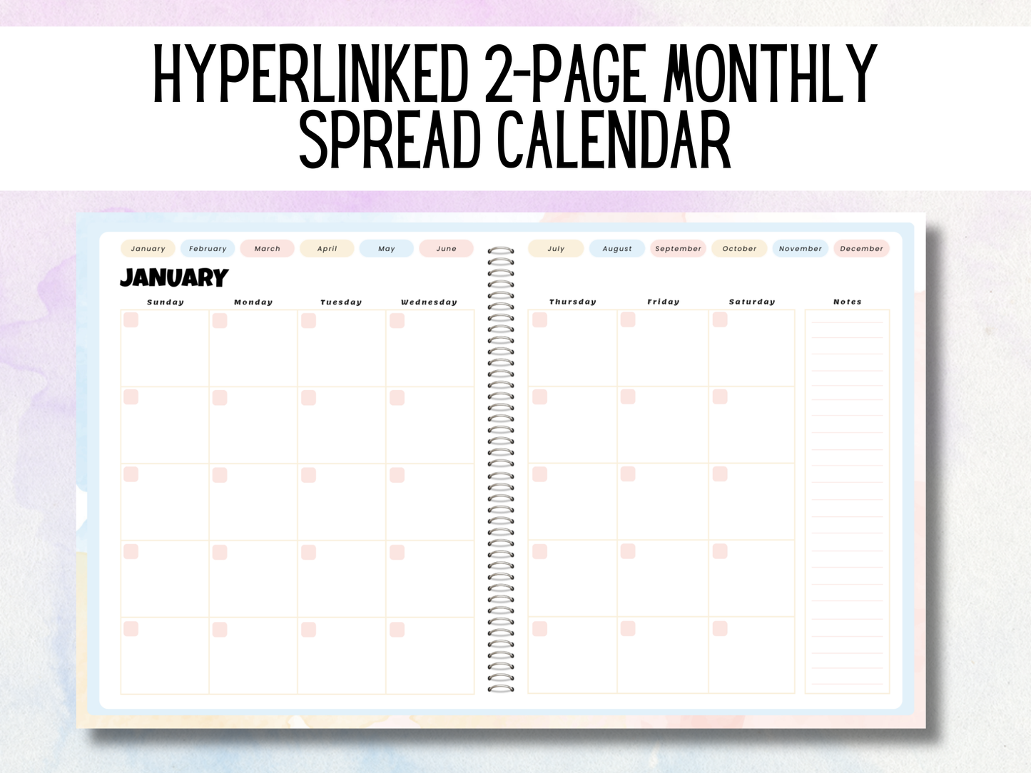 Promotional image showcasing a digital planner titled 'Weekly Family Digital Planner'. Displayed are pages of the planner with hyperlinks, index page, and weekly family planner, indicating organization for family life using digital tools like Goodnotes and Notability.
