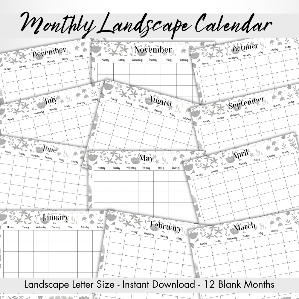 Black & White Minimalist House Sitter Planner