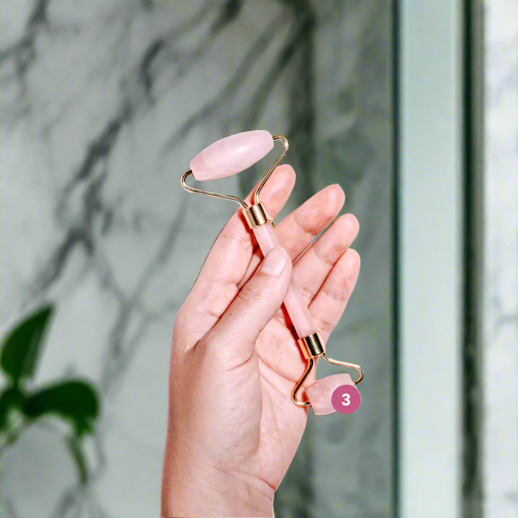 Rose Quartz Facial Roller