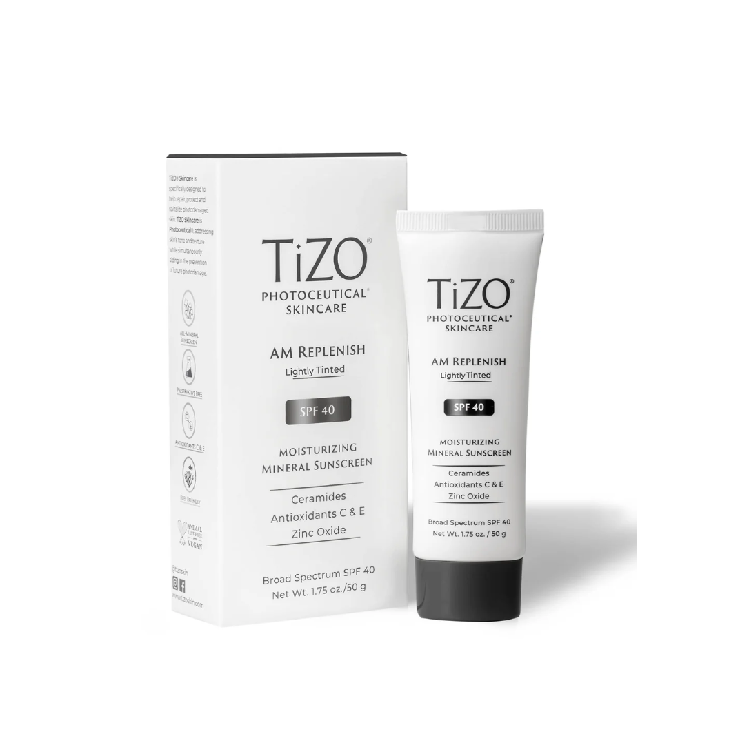 TIZO® AM Replenish Lightly Tinted - SPF 40