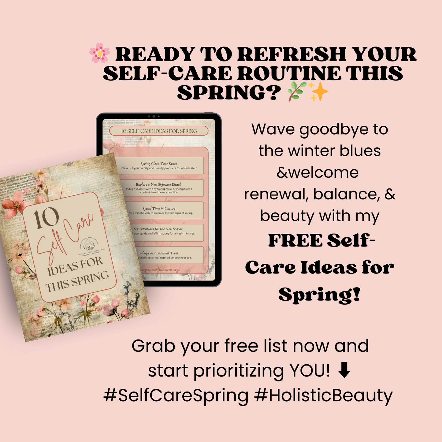 FREE Self-Care Ideas for Spring!